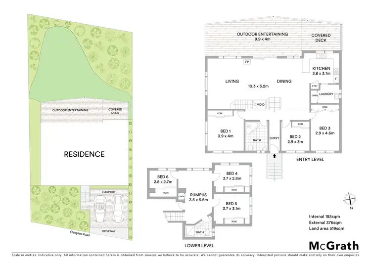 Floorplan of Homely house listing, 28 Oakglen Road, North Gosford NSW 2250