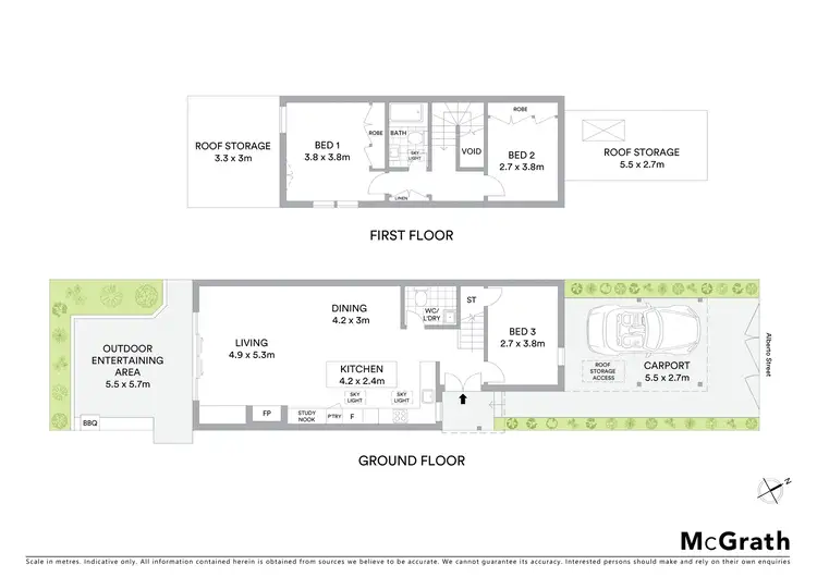 Floorplan of Homely house listing, 5 Alberto Street, Lilyfield NSW 2040