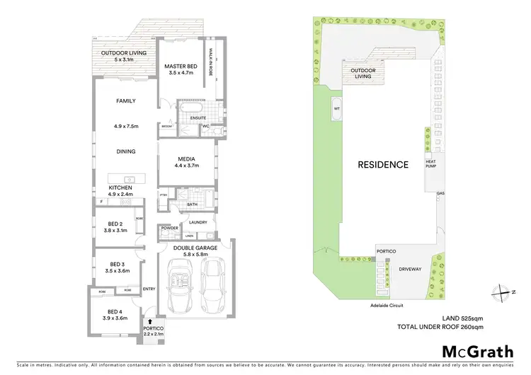 Floorplan of Homely house listing, 76 Adelaide Circuit, Caloundra West QLD 4551