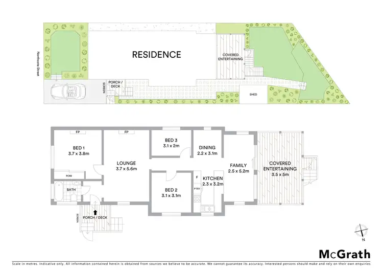 Floorplan of Homely house listing, 66 Northcote Street, Naremburn NSW 2065