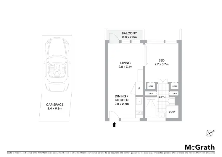 Floorplan of Homely apartment listing, 43/60 Drumalbyn Road, Bellevue Hill NSW 2023