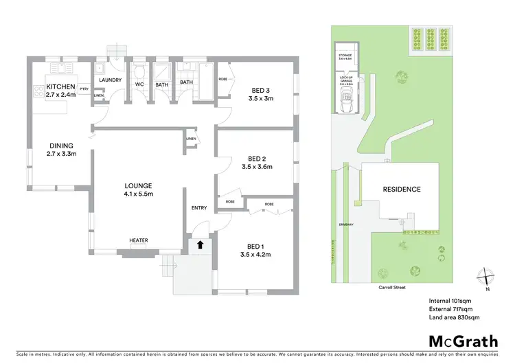 Floorplan of Homely house listing, 4 Carroll Street, Leopold VIC 3224