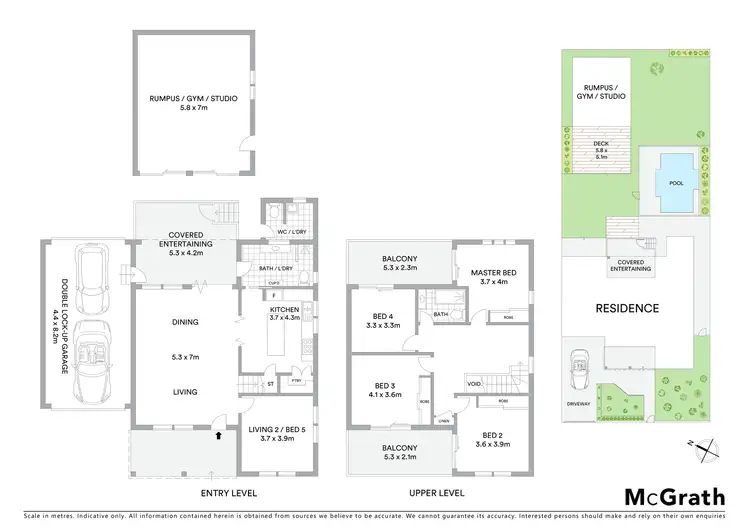 Floorplan of Homely house listing, 5 Maroa Crescent, Allambie Heights NSW 2100