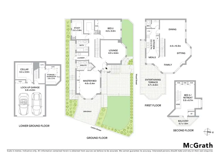 Floorplan of Homely house listing, 22 Larkin Street, Waverton NSW 2060
