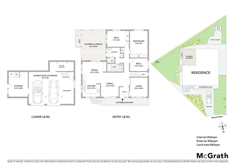 Floorplan of Homely house listing, 8 Moola Place, Merewether NSW 2291