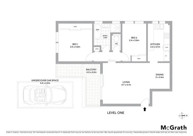 Floorplan of Homely unit listing, 16/24 Landers Road, Lane Cove NSW 2066