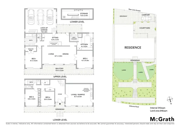 Floorplan of Homely house listing, 6 Willowie Road, Castle Cove NSW 2069