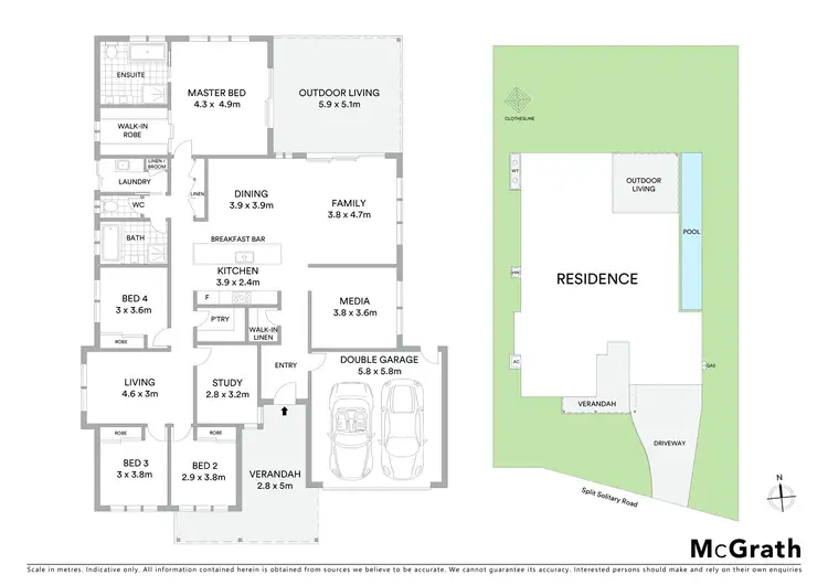 Floorplan of Homely house listing, 23 Split Solitary Road, Sapphire Beach NSW 2450