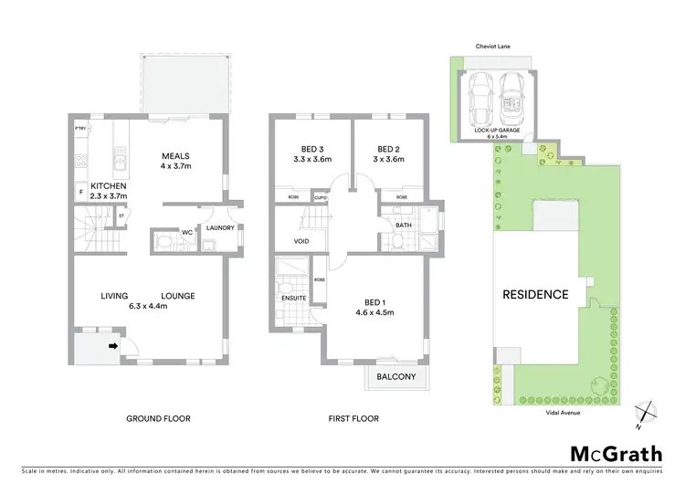 Floorplan of Homely townhouse listing, 43A Antrim Drive, Elizabeth Hills NSW 2171
