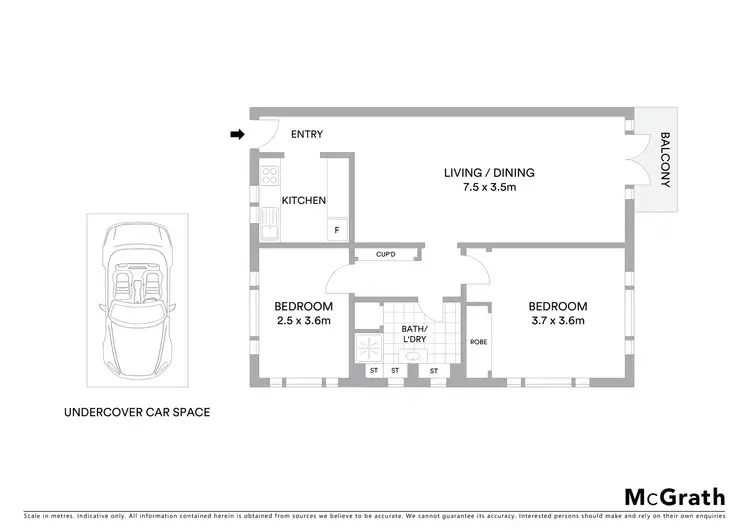 Floorplan of Homely apartment listing, 31/16A Chapel Street, St Kilda VIC 3182