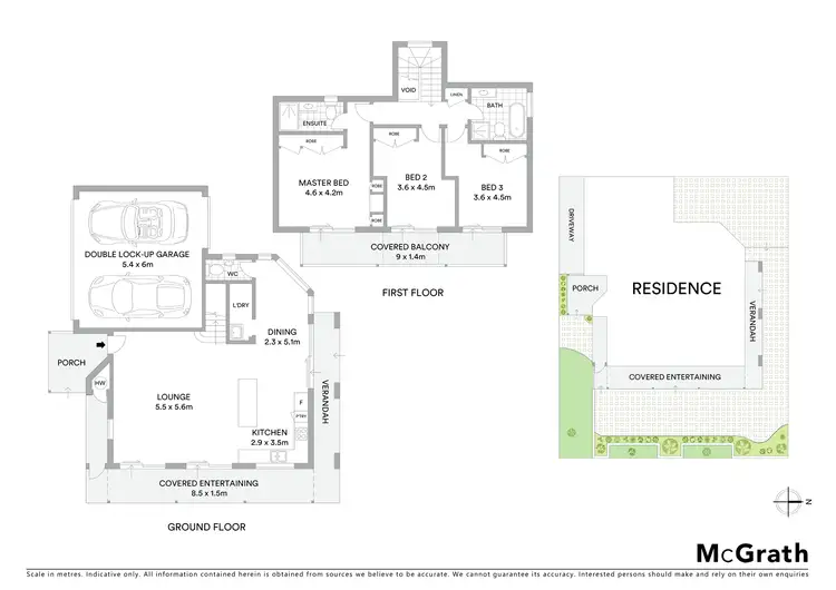 Floorplan of Homely townhouse listing, 1/95 Nicholson Parade, Cronulla NSW 2230