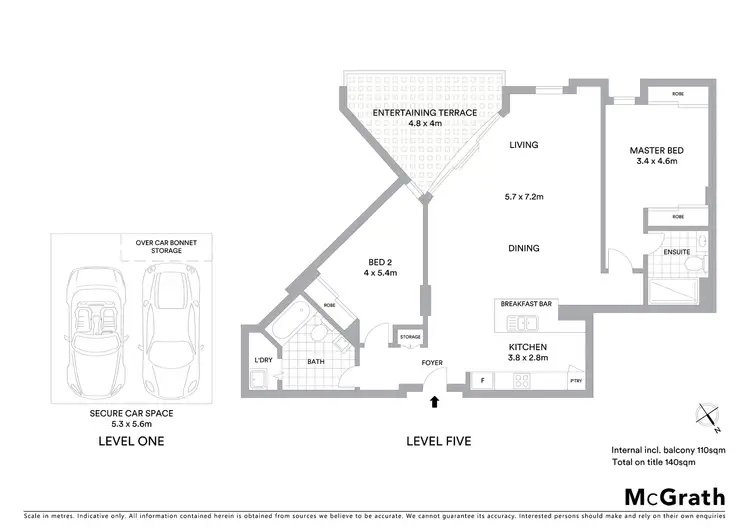 Floorplan of Homely apartment listing, 503/33 The Promenade, Wentworth Point NSW 2127