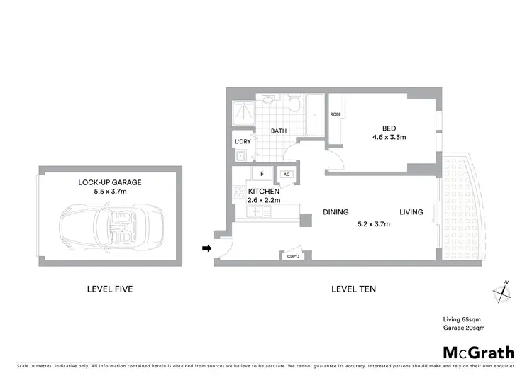 Floorplan of Homely apartment listing, 89/1 Katherine Street, Chatswood NSW 2067