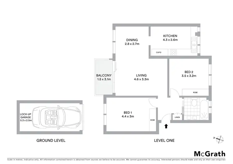 Floorplan of Homely apartment listing, 7/32-38 Dutruc Street, Randwick NSW 2031
