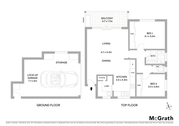 Floorplan of Homely apartment listing, 9/16 Marlo Road, Cronulla NSW 2230
