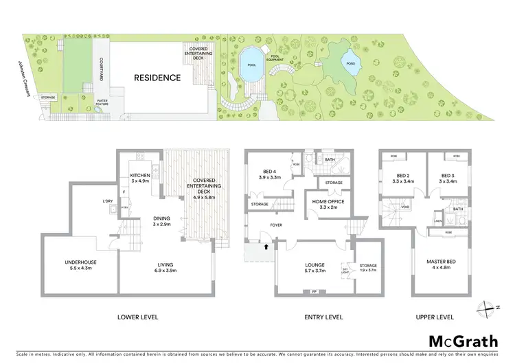 Floorplan of Homely house listing, 47 Johnston Crescent, Lane Cove NSW 2066