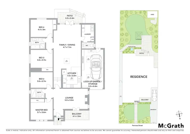 Floorplan of Homely house listing, 72 Penrose Street, Lane Cove NSW 2066