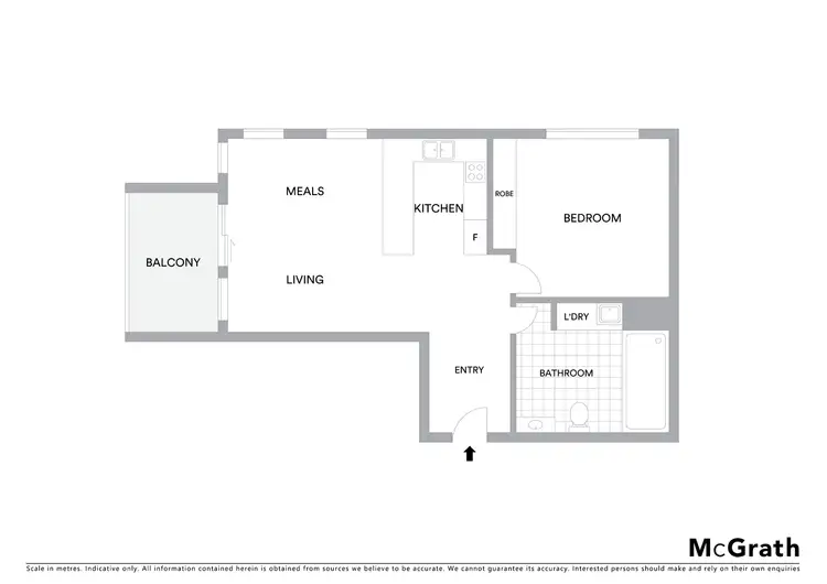Floorplan of Homely apartment listing, 6/11 Forbes Street, Turner ACT 2612