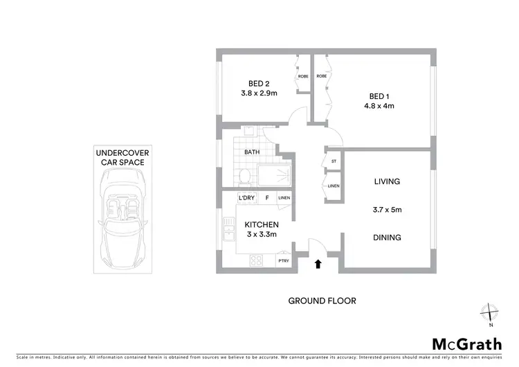 Floorplan of Homely apartment listing, 10/66 Alma Road, St Kilda VIC 3182
