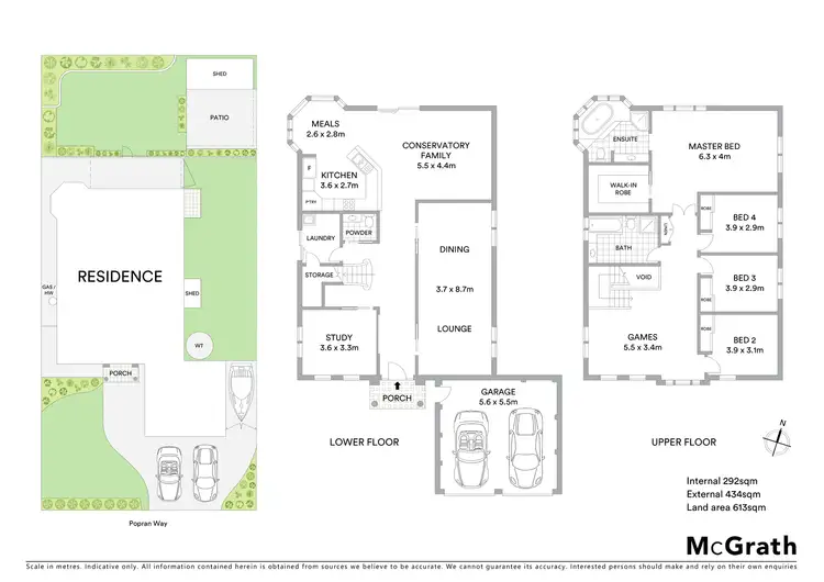 Floorplan of Homely house listing, 13 Popran Way, Blue Haven NSW 2262