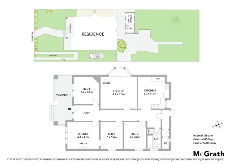 Floorplan of Homely house listing, 24 Park Street, Geelong VIC 3220