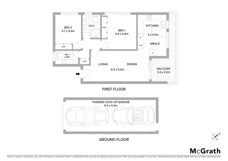 Floorplan of Homely unit listing, 5/27 Kings Road, Brighton-le-sands NSW 2216