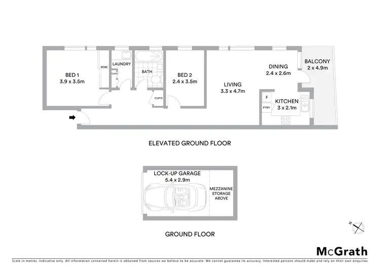 Floorplan of Homely unit listing, 8/154 Homer Street, Earlwood NSW 2206
