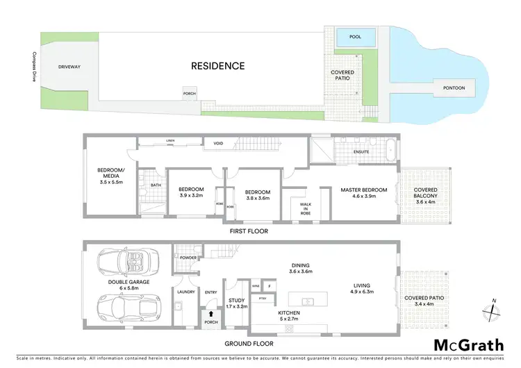 Floorplan of Homely house listing, 1/49 Compass Drive, Biggera Waters QLD 4216