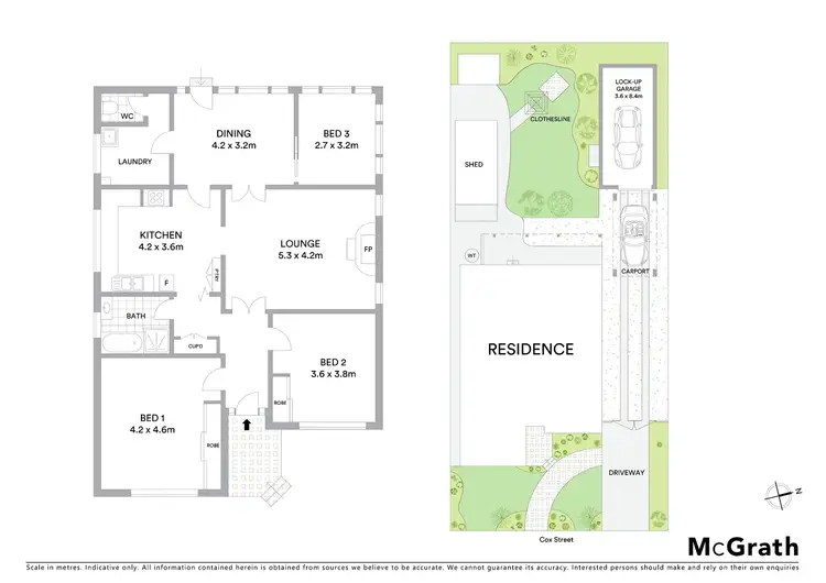 Floorplan of Homely house listing, 18 Cox Street, Mudgee NSW 2850
