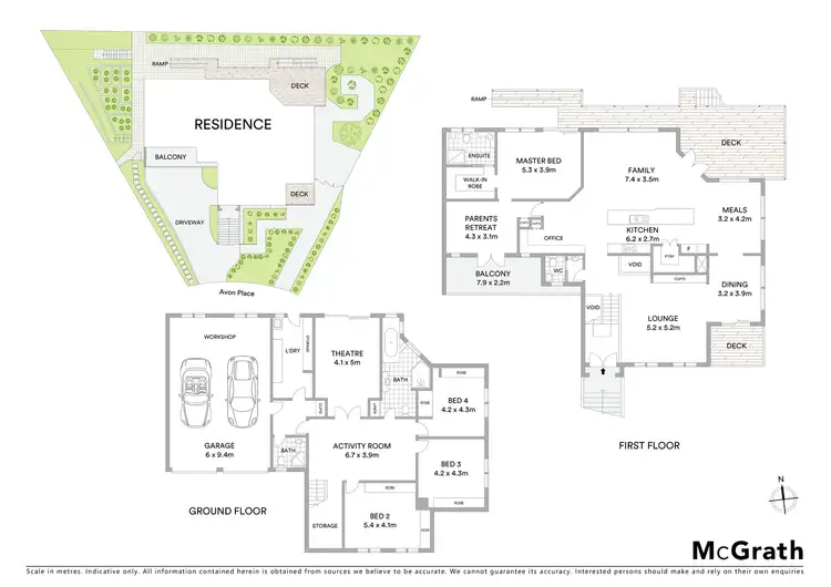 Floorplan of Homely house listing, 5 Avon Place, Duffy ACT 2611