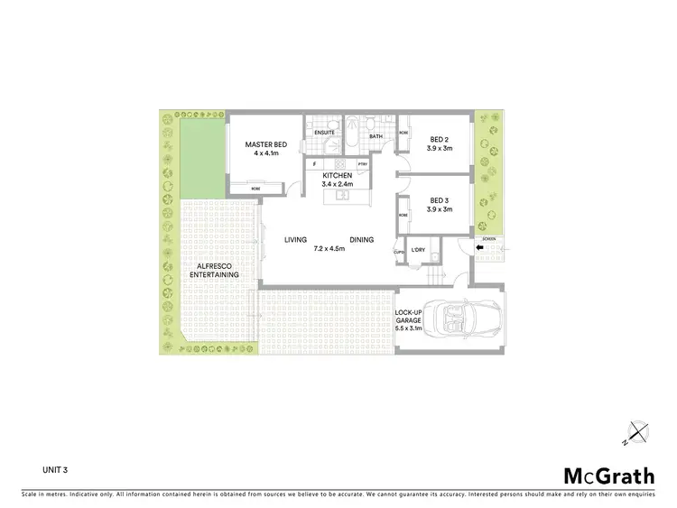 Floorplan of Homely villa listing, 3/188 Morrison Road, Putney NSW 2112