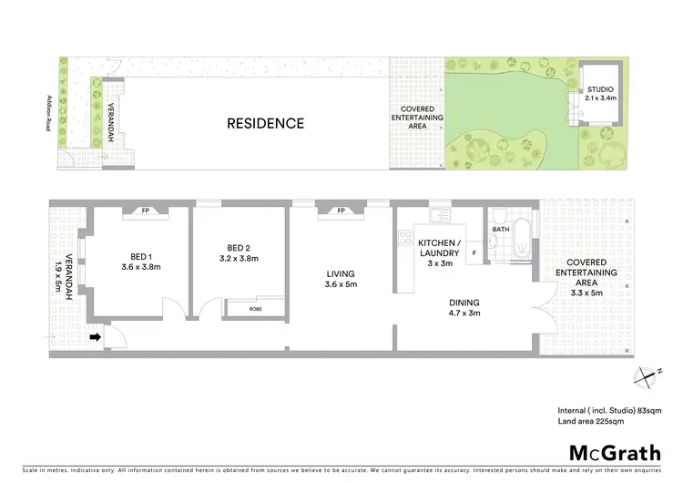 Floorplan of Homely house listing, 153 Addison Road, Marrickville NSW 2204
