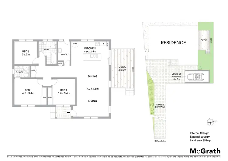 Floorplan of Homely villa listing, 2/23 Clifton Drive, Port Macquarie NSW 2444