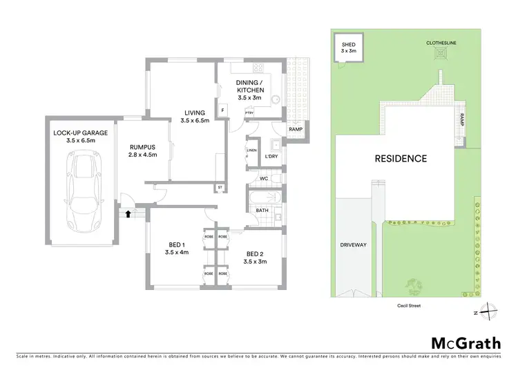 Floorplan of Homely house listing, 2A Cecil Street, Toowoomba City QLD 4350