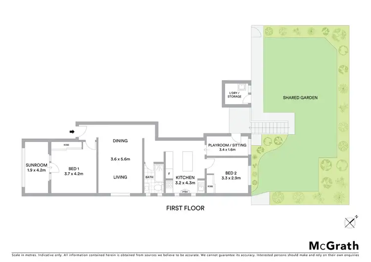 Floorplan of Homely apartment listing, 3/26 Marcel Avenue, Randwick NSW 2031