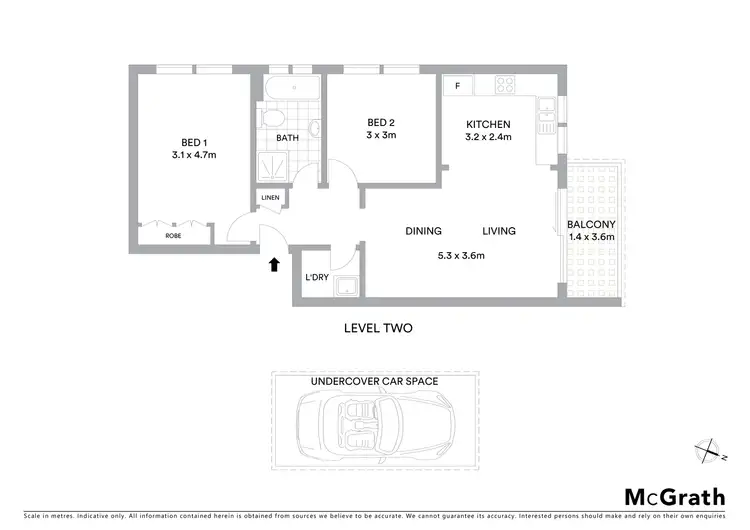 Floorplan of Homely apartment listing, 7/21 Belmont Avenue, Wollstonecraft NSW 2065