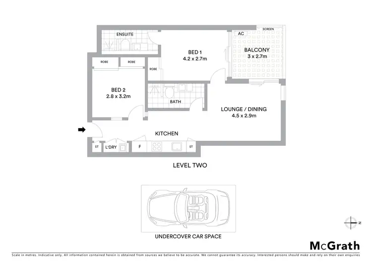 Floorplan of Homely apartment listing, 205/109 Inkerman Street, St Kilda VIC 3182