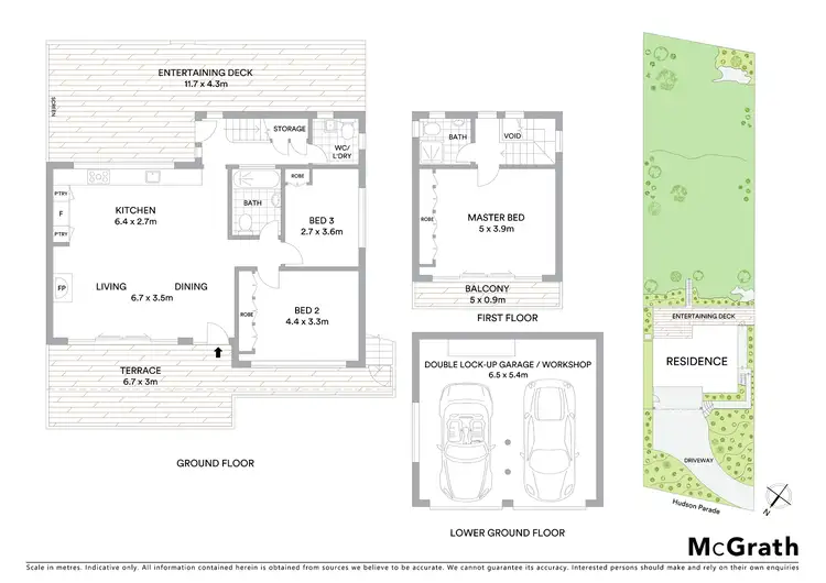 Floorplan of Homely house listing, 105 Hudson Parade, Avalon Beach NSW 2107