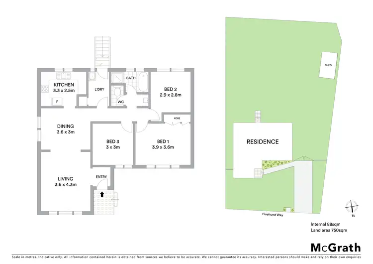 Floorplan of Homely house listing, 58 Pinehurst Way, Blue Haven NSW 2262