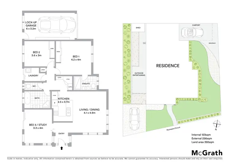 Floorplan of Homely semi-detached listing, 14A Wymeera Circuit, Wyee Point NSW 2259