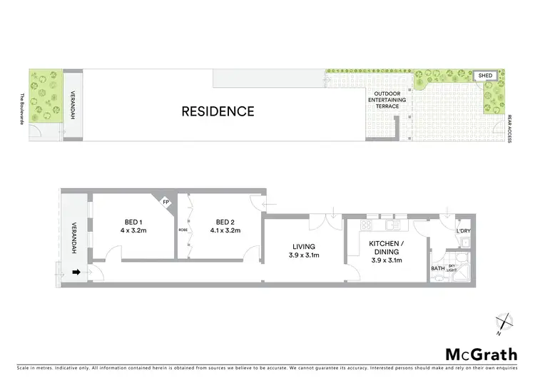 Floorplan of Homely house listing, 21 The Boulevarde, Lilyfield NSW 2040