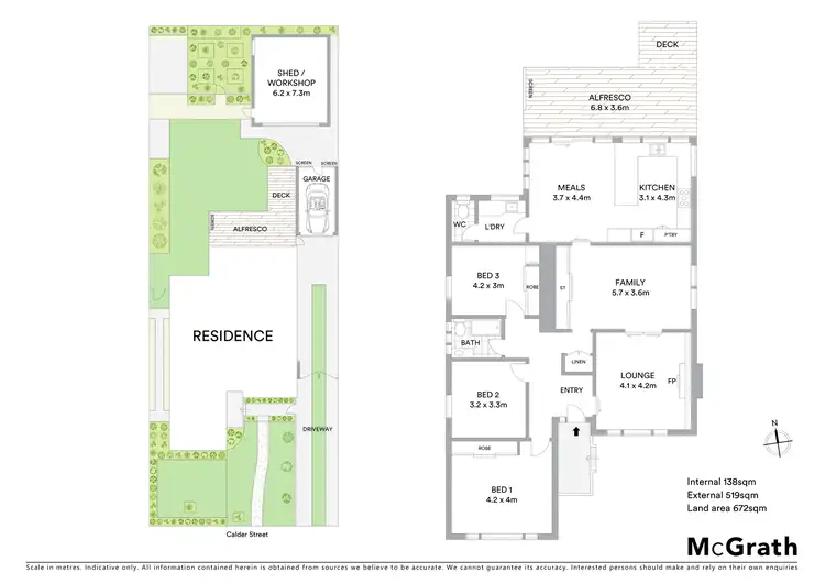 Floorplan of Homely house listing, 54 Calder Street, Manifold Heights VIC 3218
