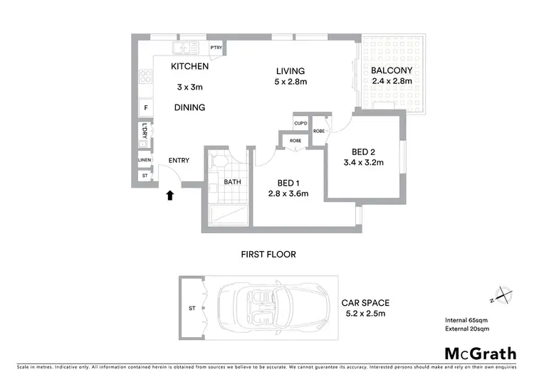 Floorplan of Homely apartment listing, 4/1B Victoria Street, Rippleside VIC 3215