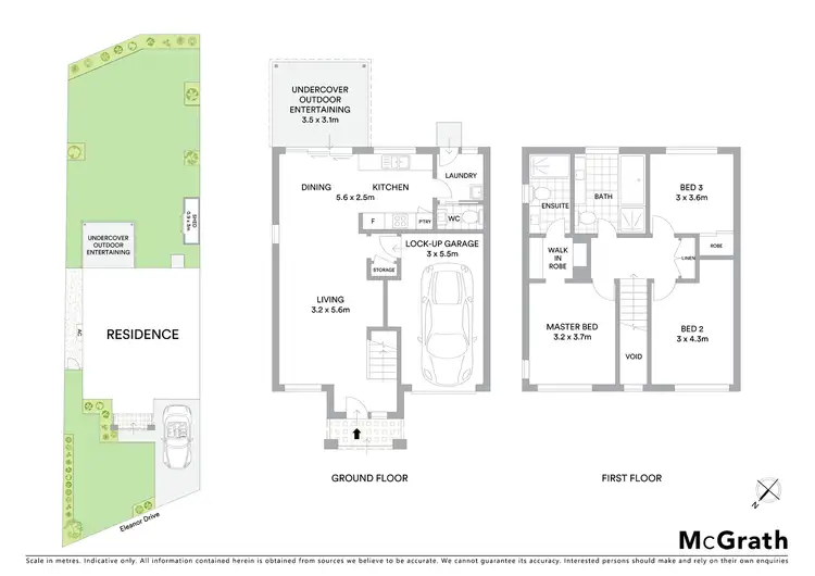 Floorplan of Homely townhouse listing, 34 Eleanor Drive, Glenfield NSW 2167