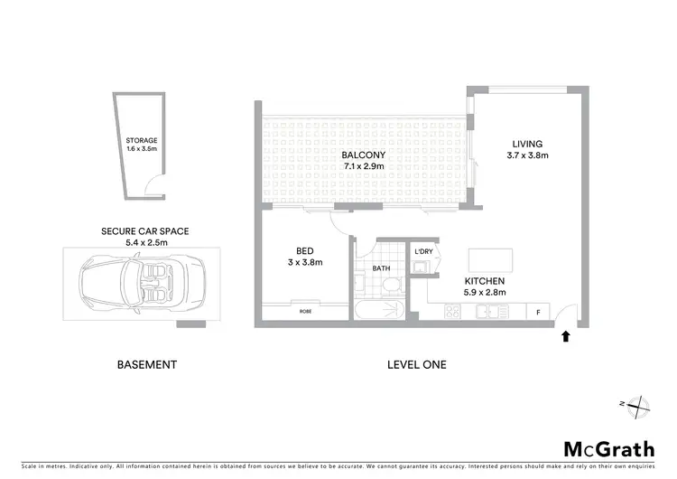 Floorplan of Homely apartment listing, 14/49 Isabella Street, North Parramatta NSW 2151