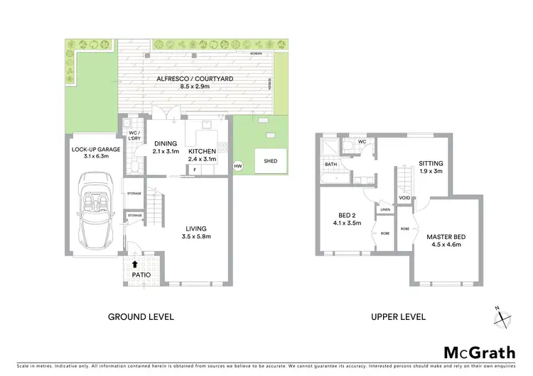 Floorplan of Homely townhouse listing, 8/328 Seven Hills Road, Kings Langley NSW 2147