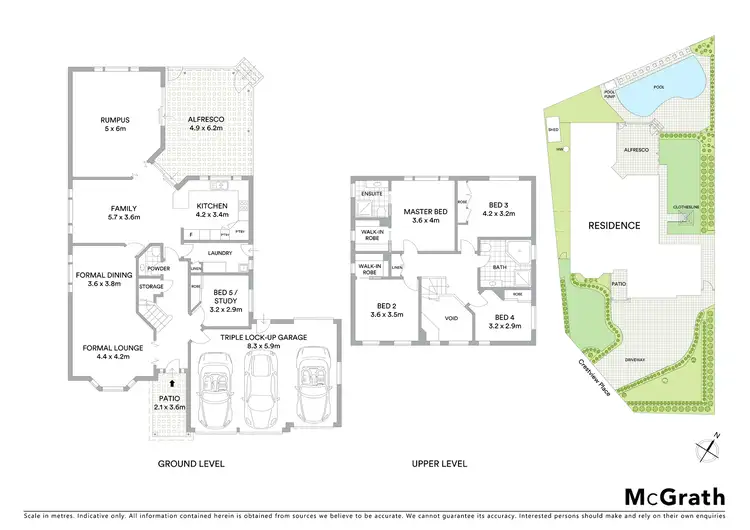 Floorplan of Homely house listing, 15 Crestview Place, Cherrybrook NSW 2126
