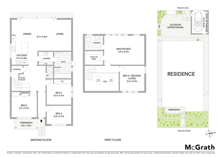 Floorplan of Homely house listing, 165 Denison Street, Queens Park NSW 2022