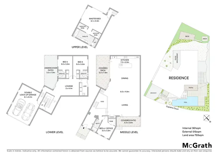 Floorplan of Homely house listing, 13 Captains Court, Sunrise Beach QLD 4567