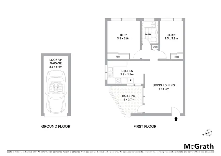 Floorplan of Homely unit listing, 17/154-156 Chuter Avenue, Sans Souci NSW 2219